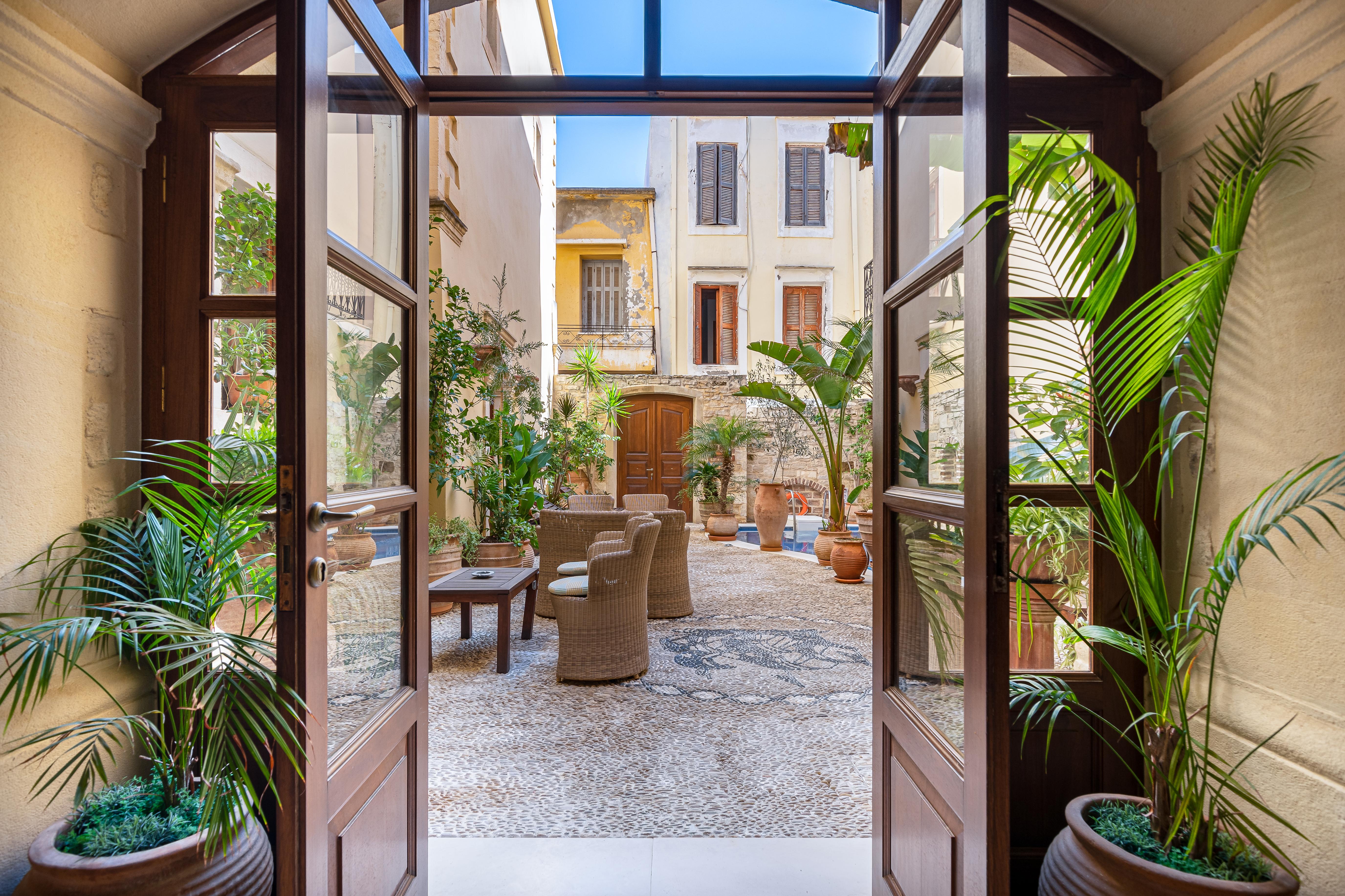 โรงแรมพาลัซซิโน ดิ คอรินา Rethymno  ภายนอก รูปภาพ