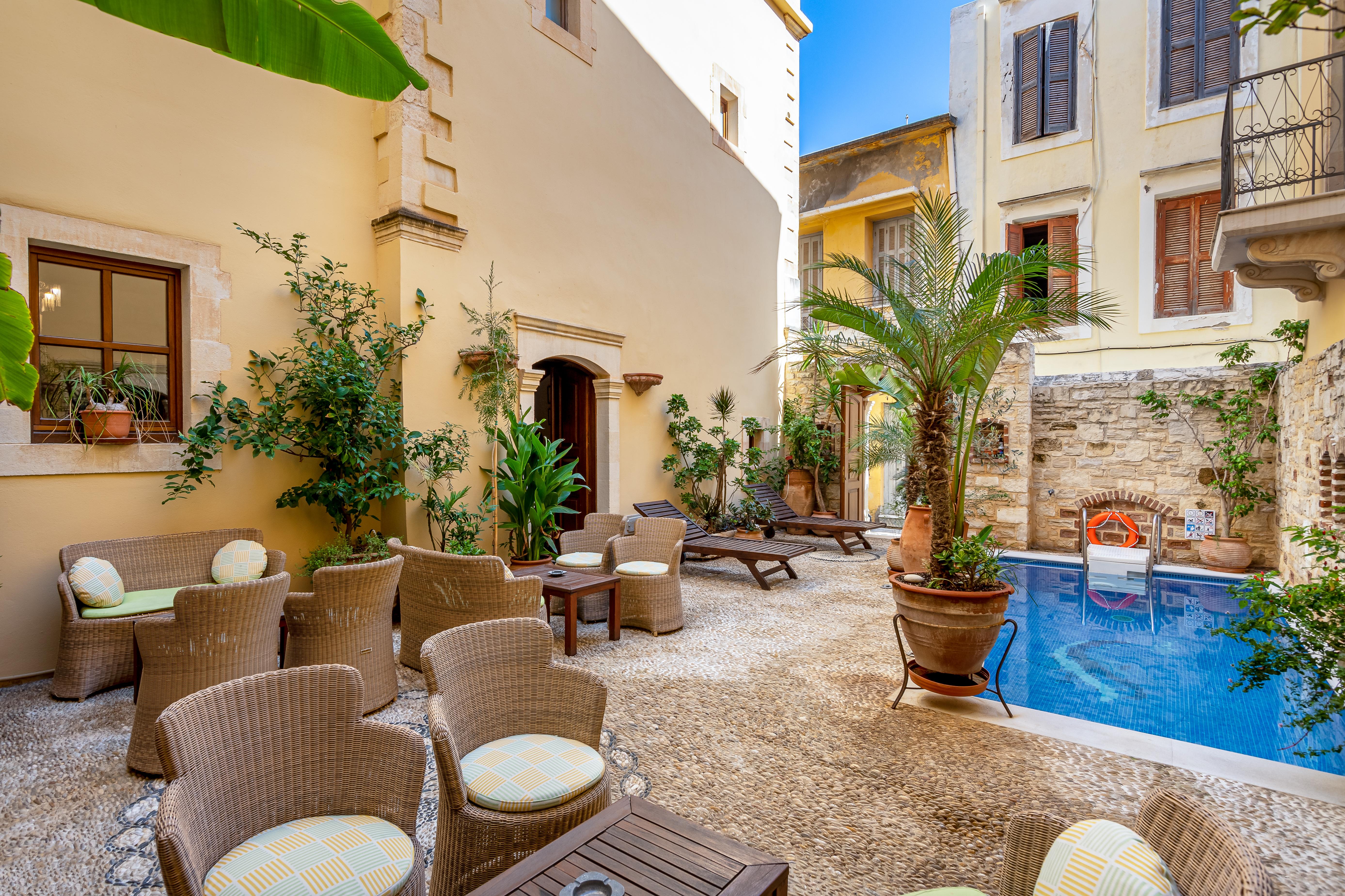 โรงแรมพาลัซซิโน ดิ คอรินา Rethymno  ภายนอก รูปภาพ